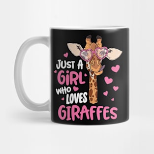 Just A Girl Who Loves Giraffes Mug